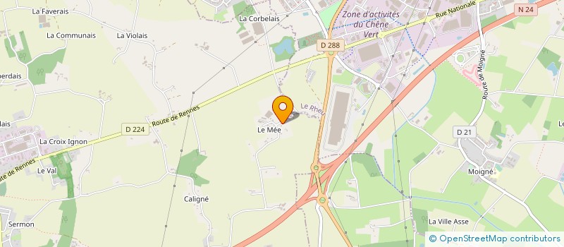 localisation de l'entreprise 919 088 542   MORDELLES