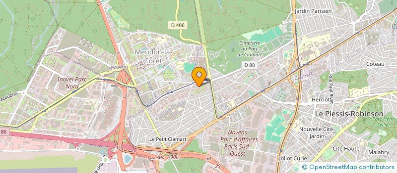 localisation de l'entreprise 919 117 259 à CLAMART