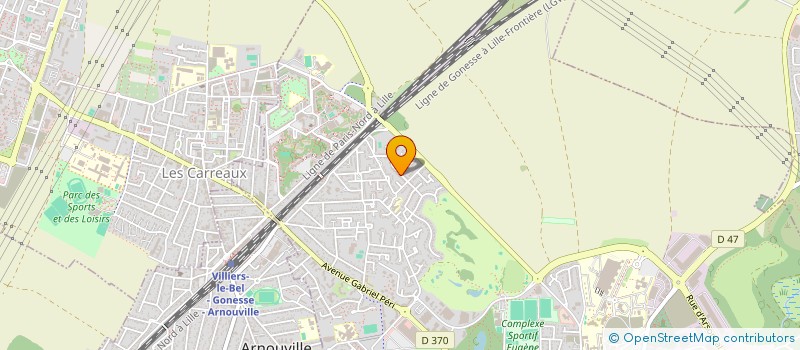 localisation de l'entreprise 919 121 400  à GONESSE