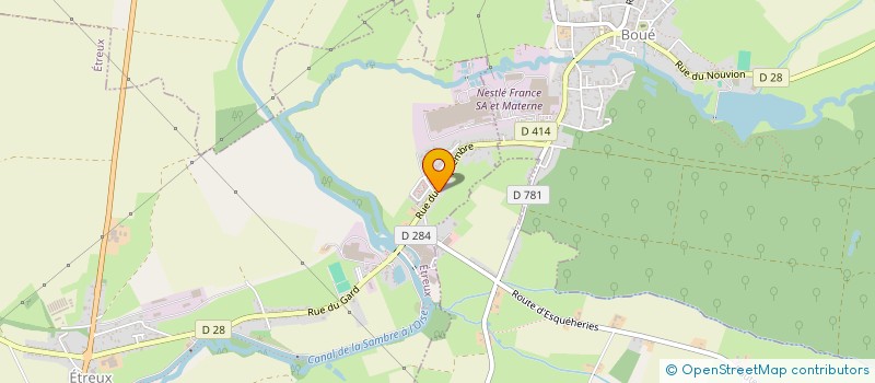 localisation de l'entreprise 919 127 621   ETREUX