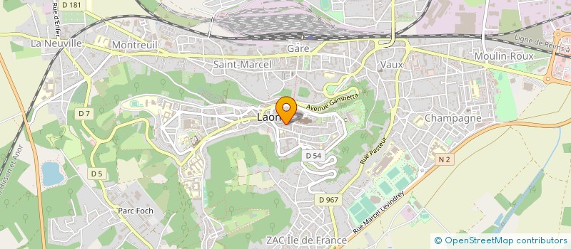 localisation de l'entreprise 919 127 878 à LAON