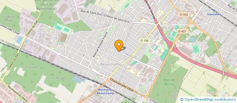 localisation de l'entreprise 919 128 868   BEAUCHAMP