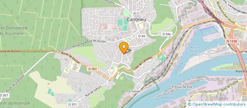 localisation de l'entreprise 919 140 012  à ROUEN