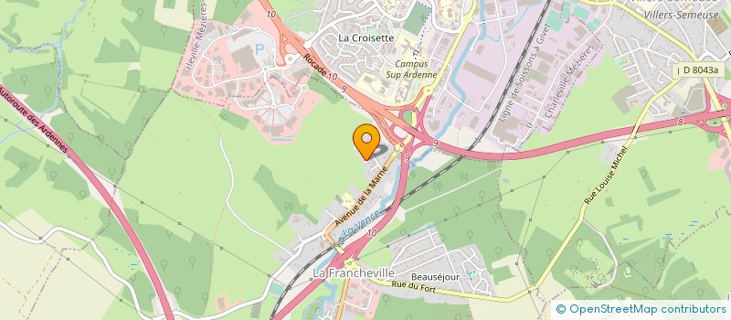 localisation de l'entreprise 919 150 425   LA FRANCHEVILLE