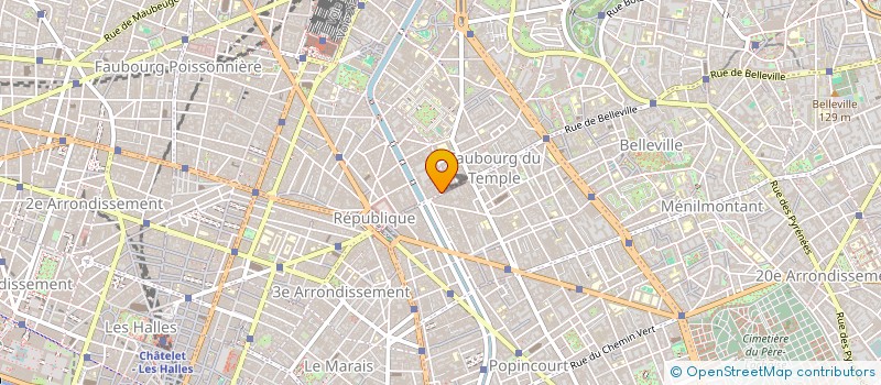 localisation de l'entreprise 919 163 956   PARIS 10