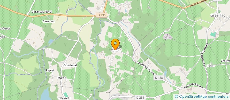 localisation de l'entreprise 919 180 380   DAIGNAC