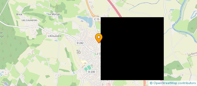 localisation de l'entreprise 919 202 739 à LA BAZOGE