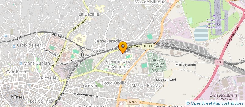 localisation de l'entreprise 919 225 979   NIMES