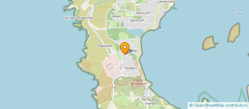 localisation de l'entreprise 919 252 304 à ROSCANVEL