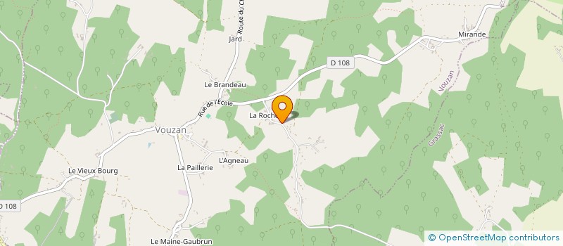 localisation de l'entreprise 919 258 665   VOUZAN