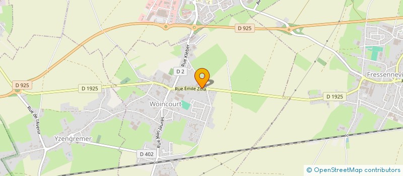 localisation de l'entreprise 919 281 071   WOINCOURT