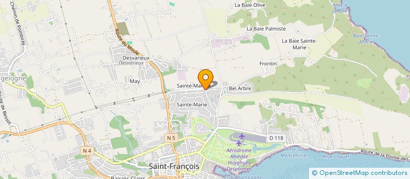 localisation de l'entreprise 919 302 778 à SAINT-FRANCOIS