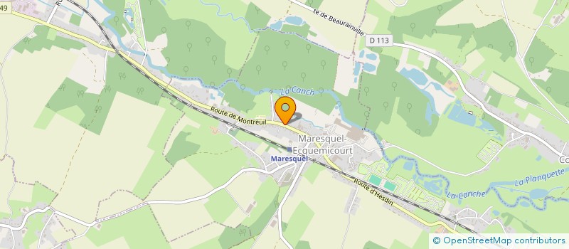 localisation de l'entreprise 919 303 917   MARESQUEL-ECQUEMICOURT