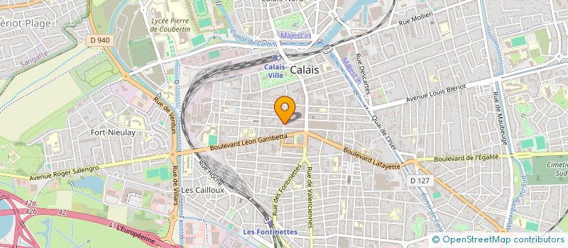 localisation de l'entreprise 919 317 388   CALAIS