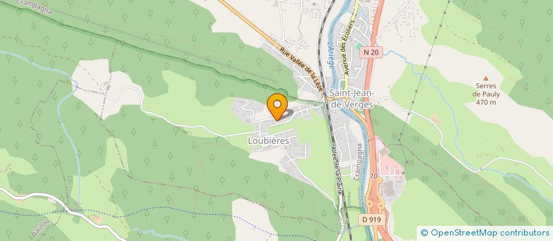 localisation de l'entreprise 919 318 741 à VERNAJOUL