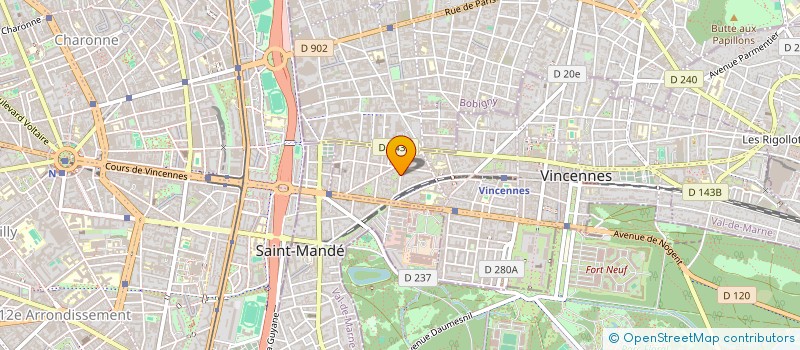 localisation de l'entreprise 919 319 368  à VINCENNES