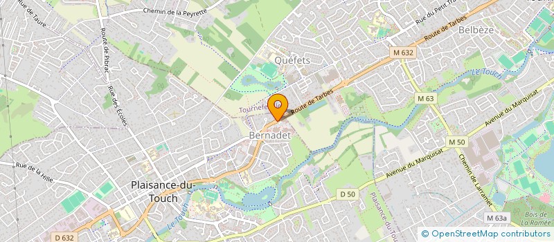 localisation de l'entreprise 919 343 830 à TOURNEFEUILLE