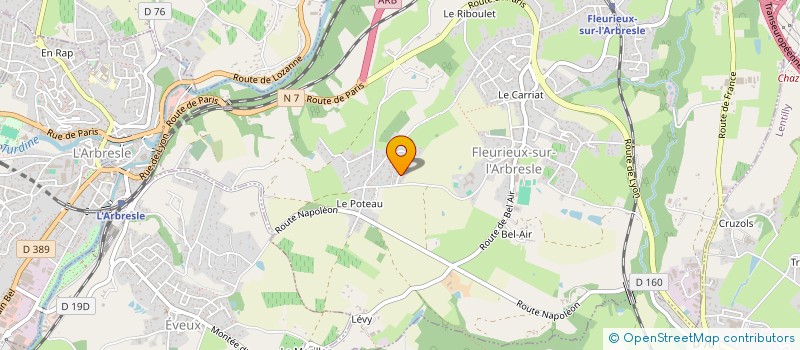 localisation de l'entreprise 919 353 680   FLEURIEUX-SUR-L'ARBRESLE