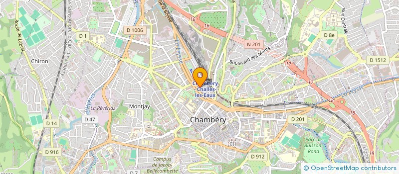 localisation de l'entreprise 919 364 802 à CHAMBERY