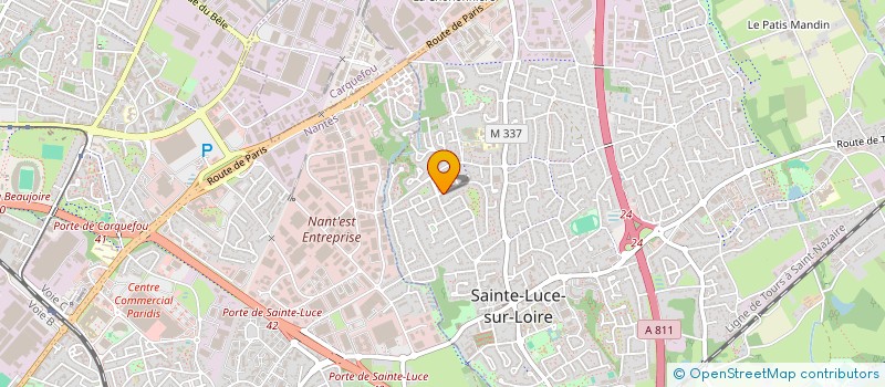 localisation de l'entreprise 919 399 840   SAINTE-LUCE-SUR-LOIRE