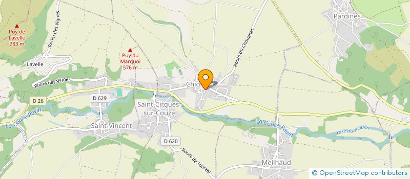 localisation de l'entreprise 919 403 691   COURNON D AUVERGNE