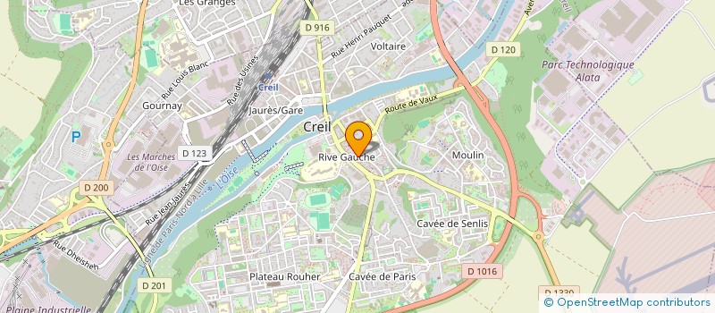 localisation de l'entreprise 919 411 546 à CREIL