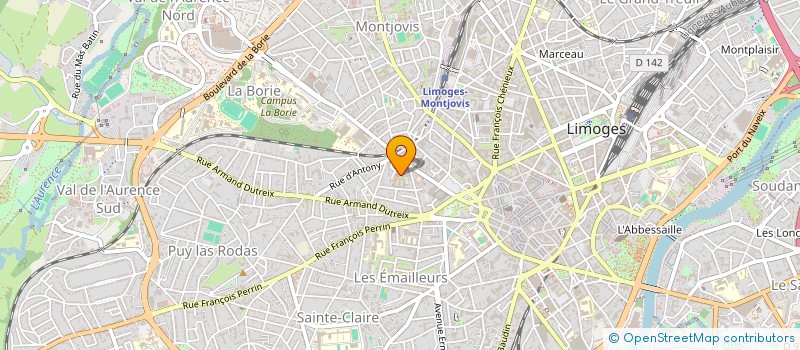 localisation de l'entreprise 919 425 629 à LIMOGES