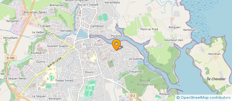 localisation de l'entreprise 919 438 010   PONT-L'ABBE