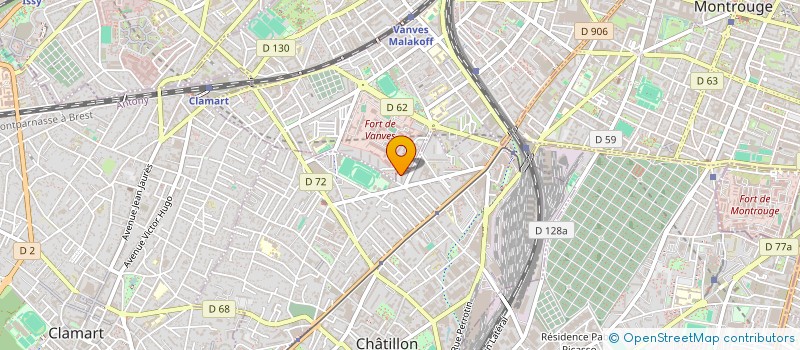 localisation de l'entreprise 919 461 616  à CHATILLON
