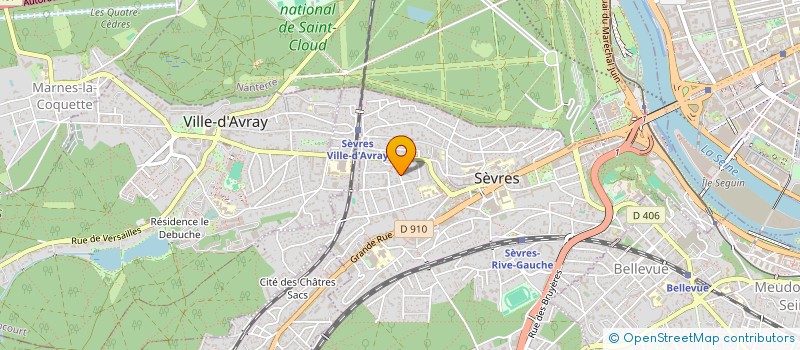 localisation de l'entreprise 919 469 486   SEVRES