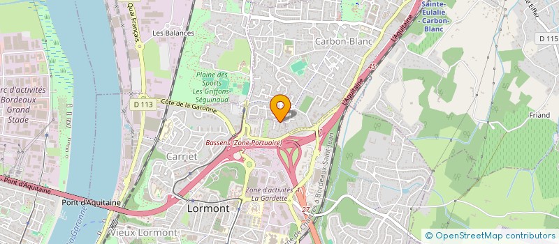 localisation de l'entreprise 919 471 425   BASSENS