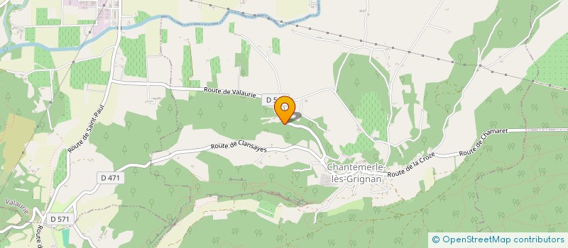 localisation de l'entreprise 919 476 473   CHANTEMERLE-LES-GRIGNAN