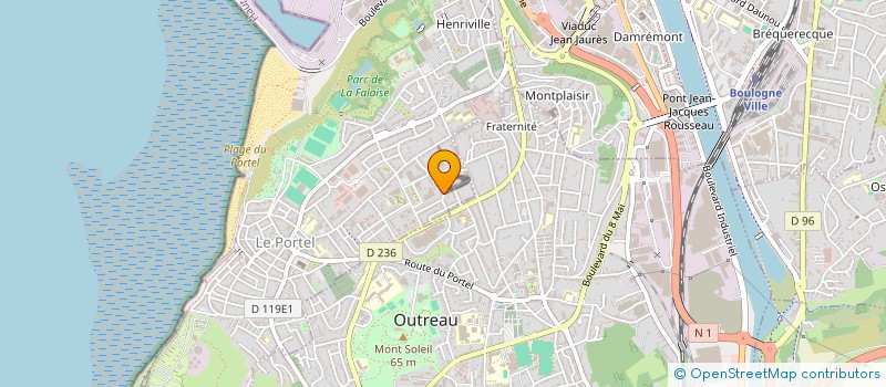 localisation de l'entreprise 919 488 411   LE PORTEL