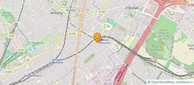 localisation de l'entreprise 919 493 031 à ANTONY