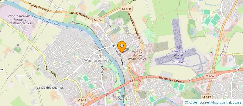 localisation de l'entreprise 919 500 827   WAMBRECHIES