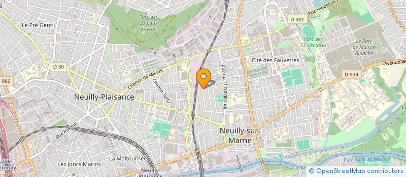 localisation de l'entreprise 919 504 845   BONDY