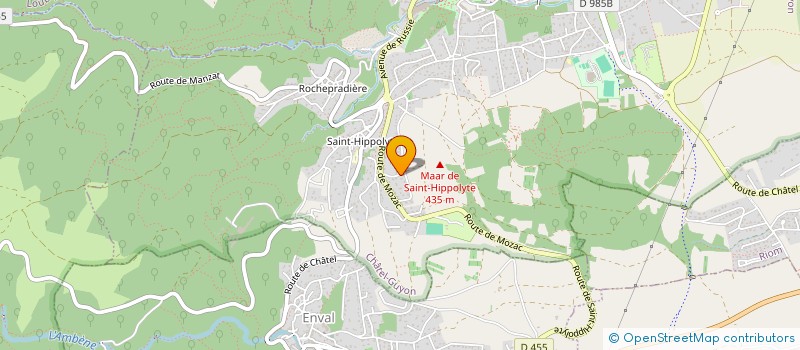 localisation de l'entreprise 919 512 772   CHATEL-GUYON