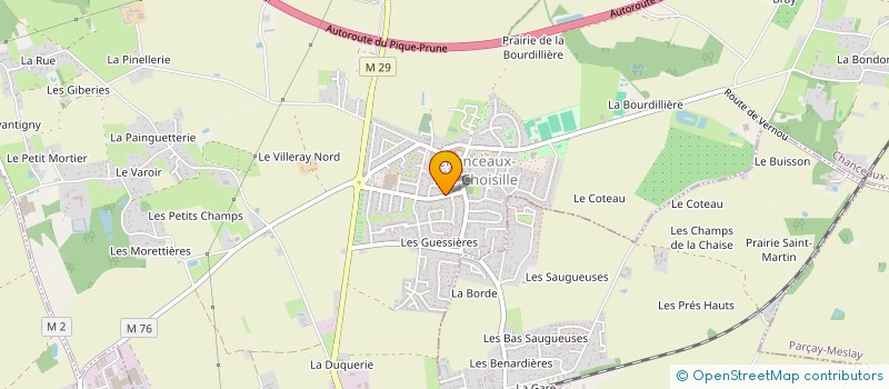 localisation de l'entreprise 919 516 914   CHANCEAUX-SUR-CHOISILLE