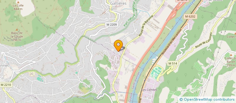 localisation de l'entreprise 919 519 199   GATTIERES