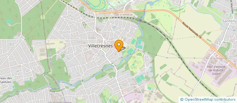 localisation de l'entreprise 919 540 518   VILLECRESNES