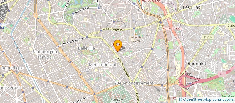 localisation de l'entreprise 919 540 807 à BAGNOLET