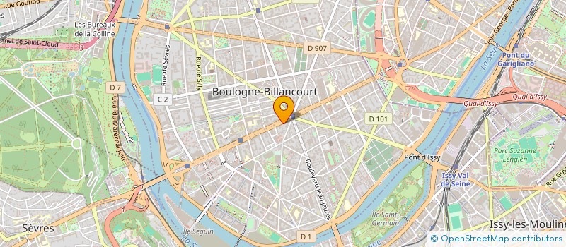 localisation de l'entreprise 919 569 582   MEUDON