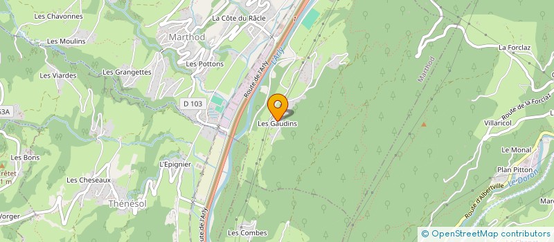 localisation de l'entreprise 919 576 801   MARTHOD