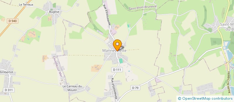 localisation de l'entreprise 919 615 013   MANNEVILLETTE