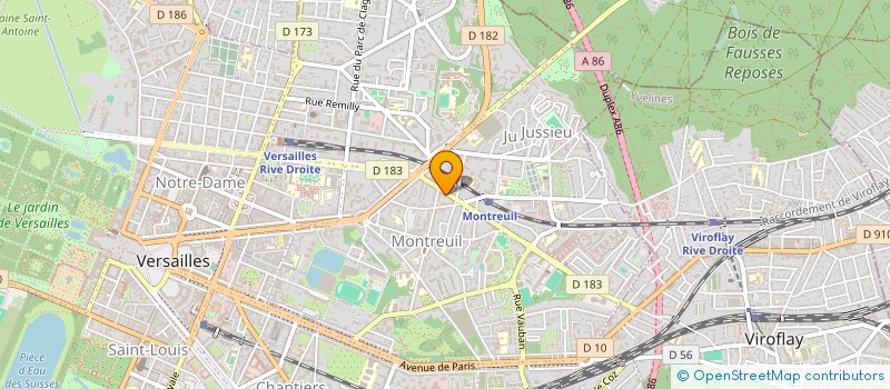 localisation de l'entreprise 919 617 068   VERSAILLES