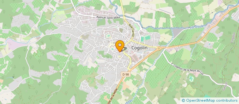 localisation de l'entreprise 919 636 134   COGOLIN