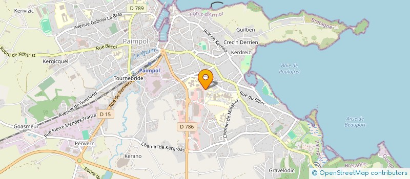 localisation de l'entreprise 919 653 725   PAIMPOL