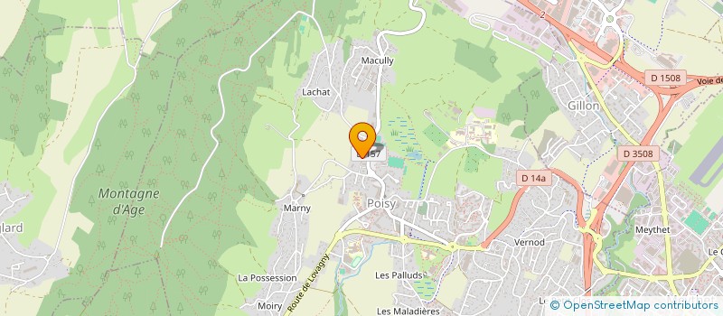 localisation de l'entreprise 919 670 356   POISY