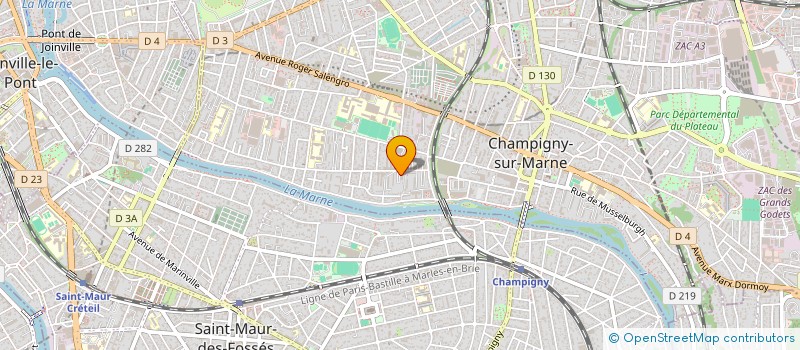 localisation de l'entreprise 919 673 699   CHAMPIGNY-SUR-MARNE