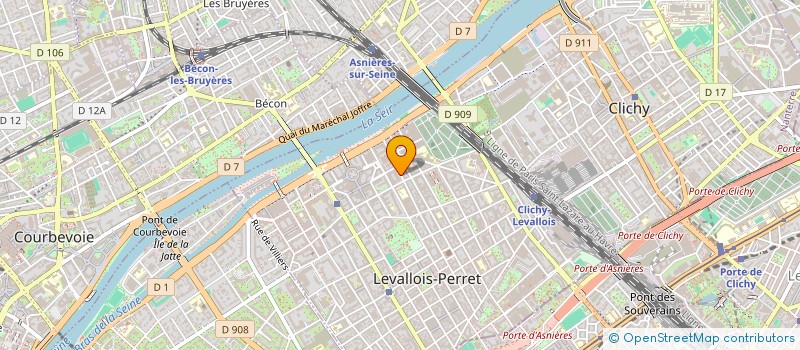 localisation de l'entreprise 919 683 870 à LEVALLOIS-PERRET